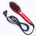 New Electric Hair Straightener Brush - ValasMall