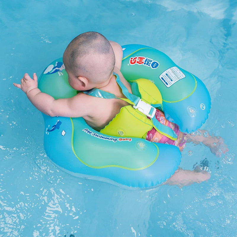 Stylist Baby Swimming Double Raft Ring - ValasMall