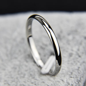 Titanium Smooth Stylist Ring - ValasMall