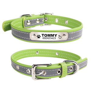 Reflective Collar ID Tag For Pet - ValasMall