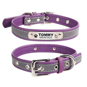 Reflective Collar ID Tag For Pet - ValasMall