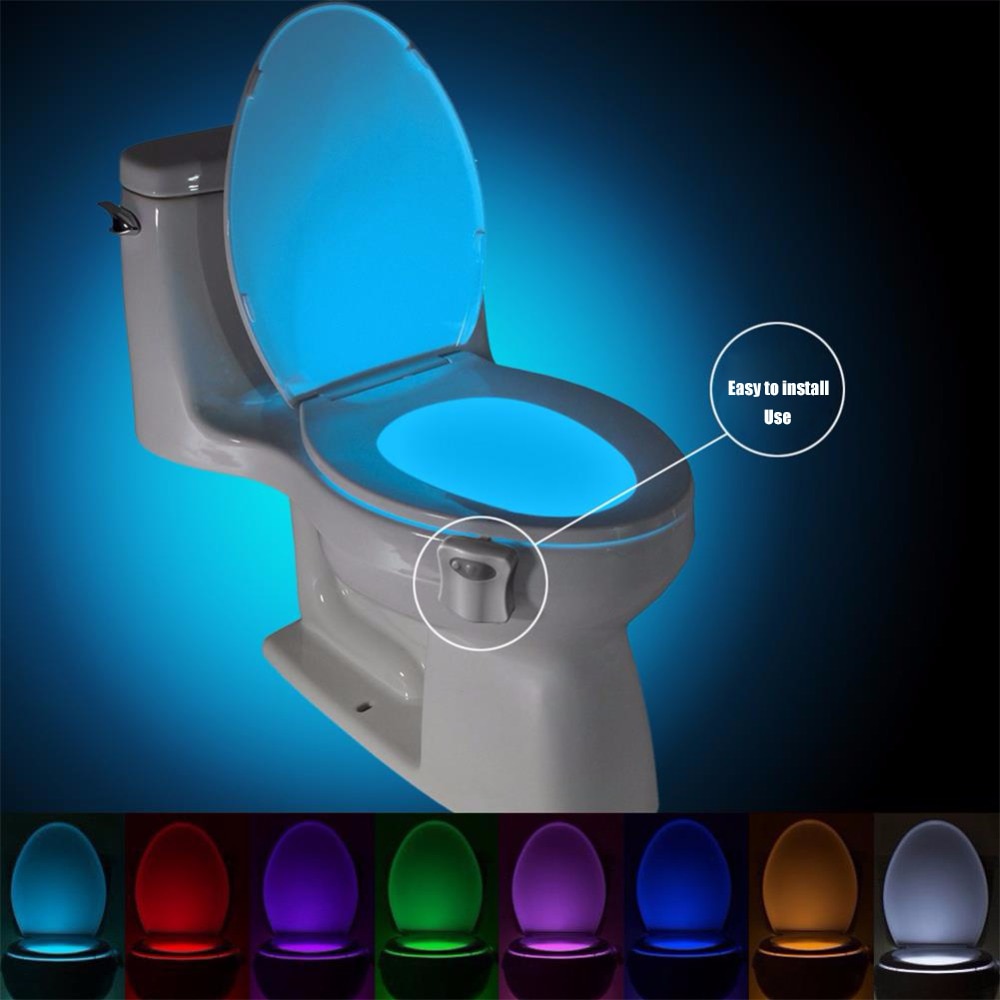 Sensor LED Night Toilet Light - ValasMall