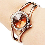 Latest Rose Gold Style Luxury Bracelet Watch - ValasMall