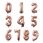 Gold Decorative Number Balloon For Party - ValasMall