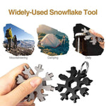 18 in 1 Stainless Steel Snowflakes Multi-tool