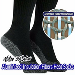Winter 35 Below Aluminized Fibers Heated Socks - ValasMall