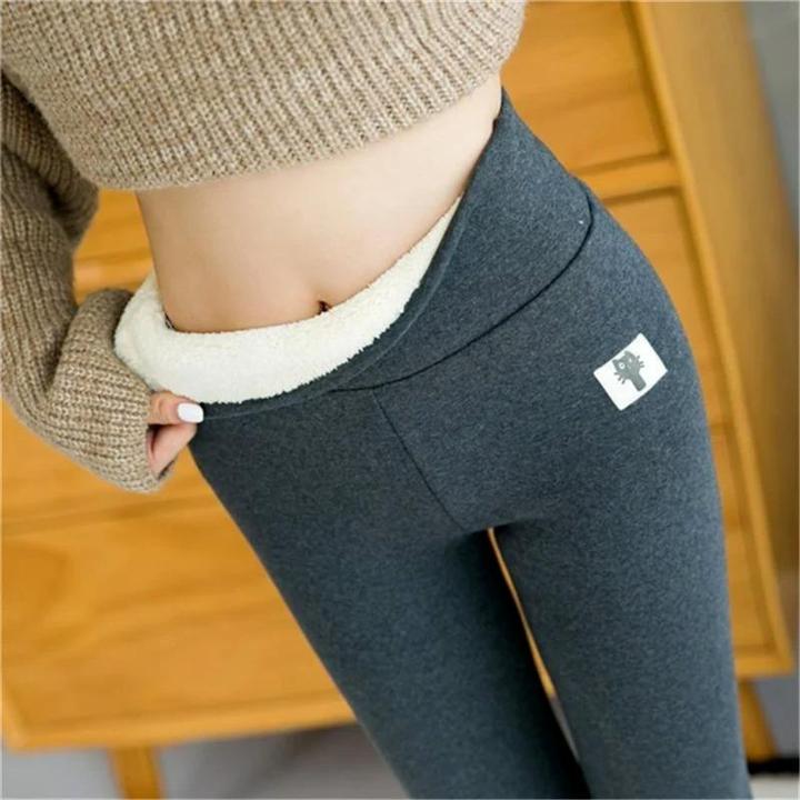 Last day to get 50% off】Winter tight warm thick cashmere pants – Starviewer