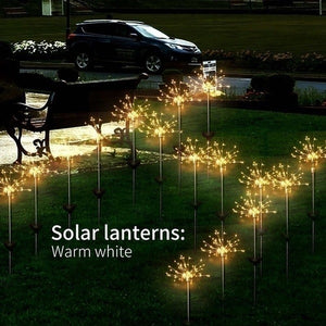 Solar Powered Firework Lights